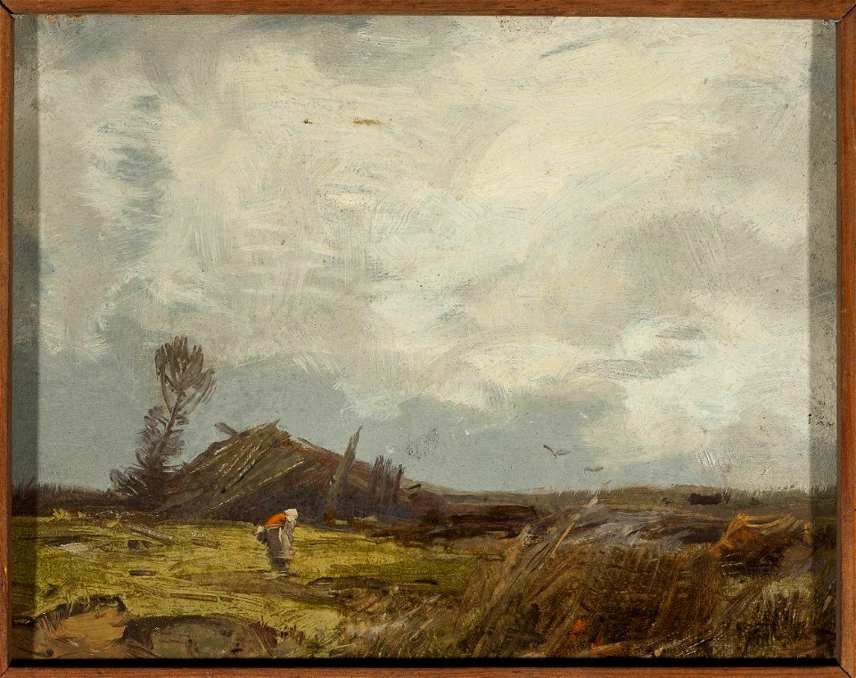 Roman Kazimierz Kochanowski - Countryside landscape with a hut - MP 2182 MNW - National Museum in Warsaw