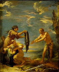 Rosa (and Studio) - Odysseus and Nausicaa, circa 1655