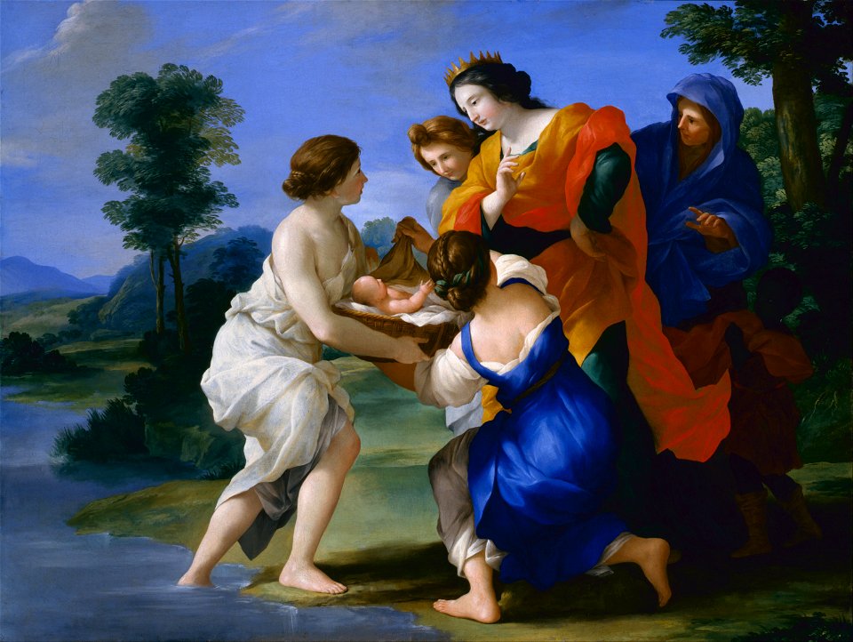 Romanelli, Giovanni Francesco - The Finding of Moses - Google Art Project