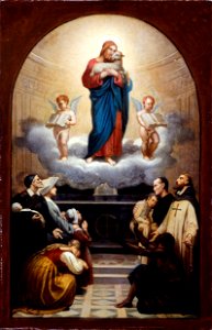 Romain Cazes - Esquisse pour l'église de la Trinité , Le Bon pasteur - PPP4537 - Musée des Beaux-Arts de la ville de Paris