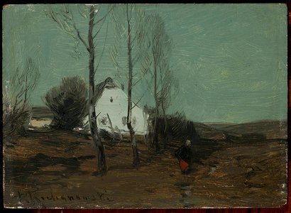 Roman Kazimierz Kochanowski - Landscape with a cottage - MP 2177 MNW - National Museum in Warsaw
