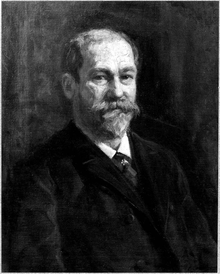 Romanus Lindgren, 1836-1908, gift med Matilda Josefina Broman (Emanuel Lindgren) - Nationalmuseum - 39520