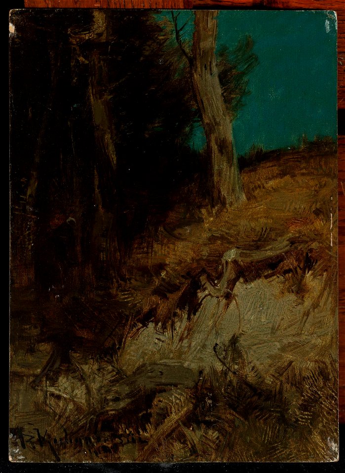 Roman Kazimierz Kochanowski - Nocturnal landscape - MP 2185 MNW - National Museum in Warsaw