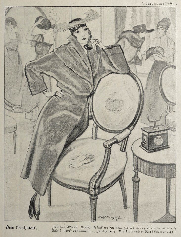 Rolf Niczky - Sein Geschmack, 1919
