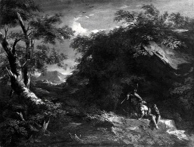 Rosa - Paesaggio con soldati a riposo, inv. 460