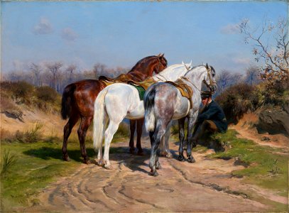 Rosa Bonheur - Relay Hunting - 7-1917 - Saint Louis Art Museum