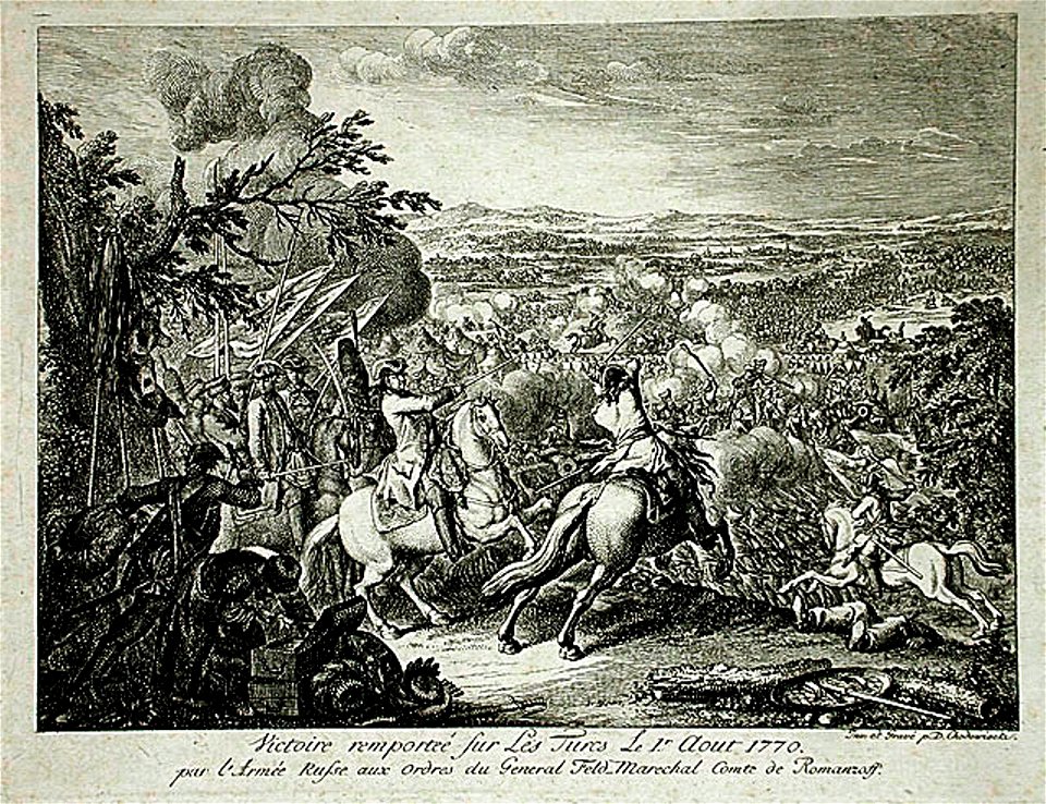 Romanzoff sieg am kahul 1770