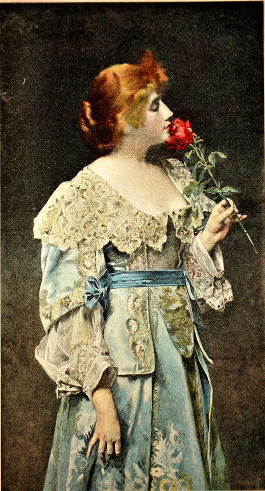 Romani Juana - Portrait of a lady in blue