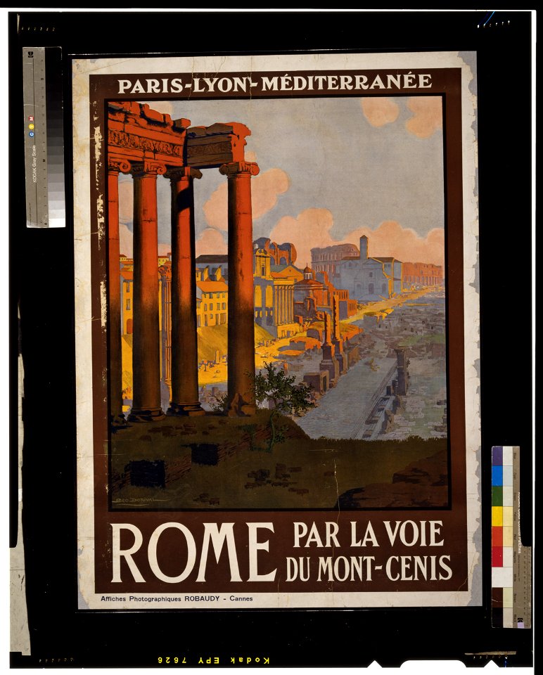 Rome par la voie du Mont-Cenis - Geo Dorival. LCCN2004675357