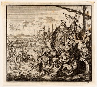 Romeinen leveren strijd op de Zee van Tiberias, objectnr A 47890