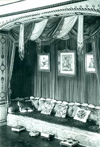 Rosensberg Castle, sleeping room of Hedvig Elisabeth Charlotta as modernised in 1823
