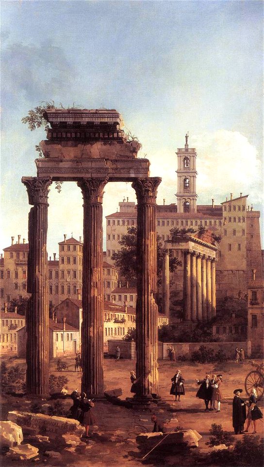 Rome- Ruins of the Forum, Looking towards the Capitol