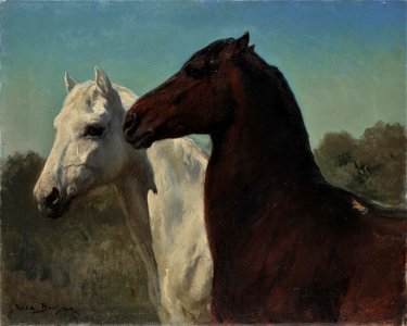 Rosa Bonheur - Two Horses - National Gallery of Greece