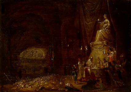 Rombout van Troyen (Amsterdam c.1605-Amsterdam 1650) - A Sacrificial Scene - RCIN 404177 - Royal Collection