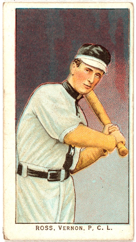 Ross, Vernon Team, baseball card portrait LCCN2007685589