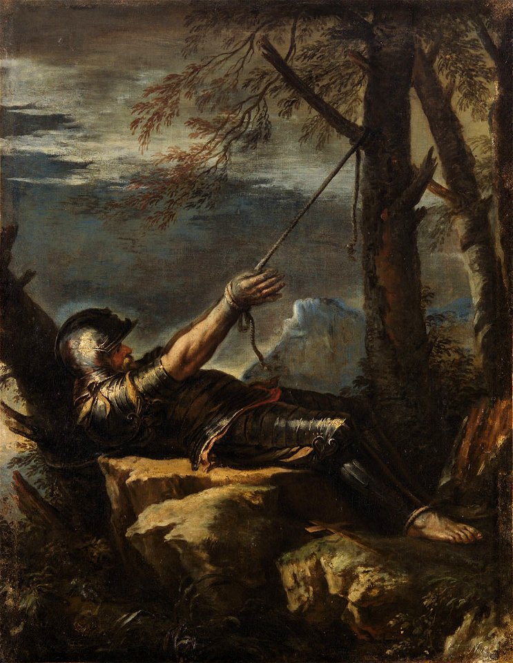 Rosa - Hl. Wilhelm von Maleval als Büßer, um 1645