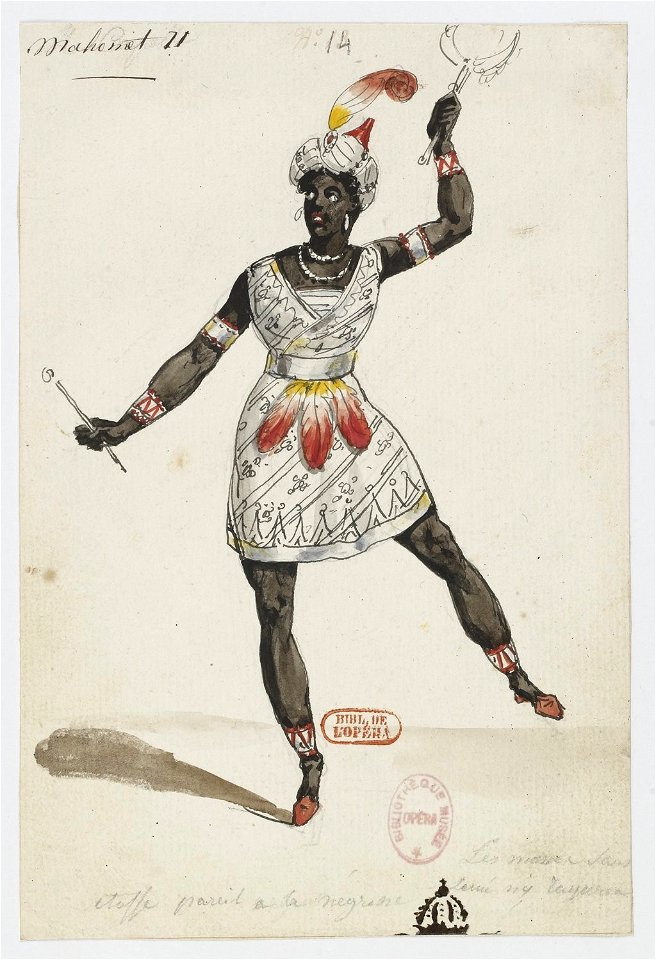 Rossini - Le siège de Corinthe - Hippolyte Lecomte - Paris 1826 - 14. Négresse