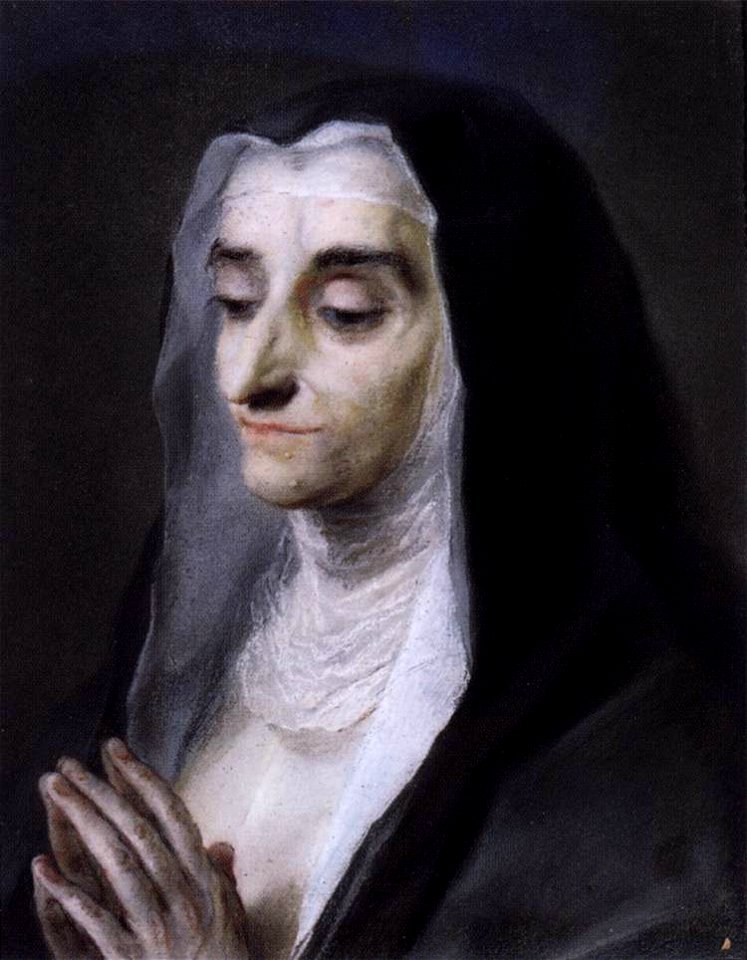 Rosalba Carriera - Portrait of Sister Maria Caterina - WGA04505