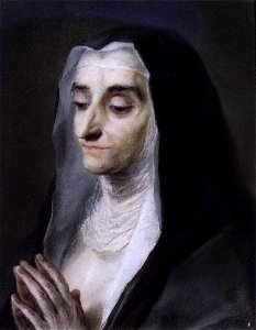 Rosalba Carriera - Portrait of Sister Maria Caterina - WGA04505
