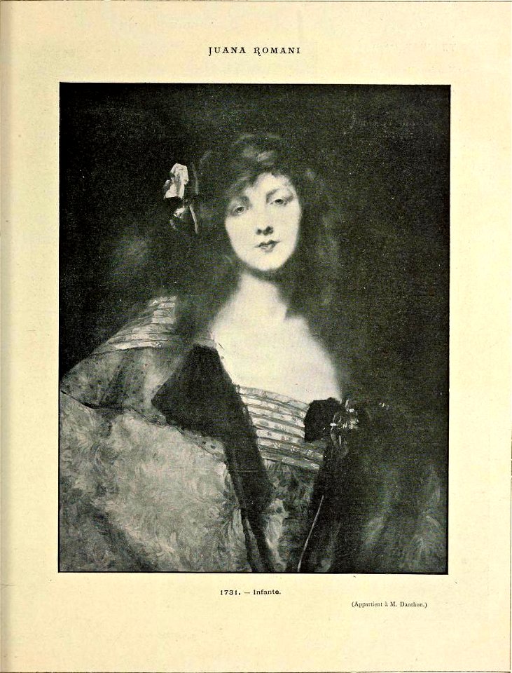 Romani Juana - Infante (gravure publiée dans Cocorico N°51 1901)
