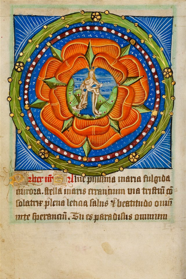 Rosary with Virgo Lactans - Google Art Project