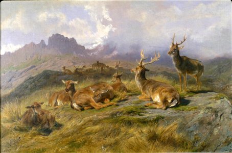 Rosa Bonheur - Landscape with Deer - 57.76 - Detroit Institute of Arts