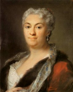 Rosalba Carriera - Elderly Lady - WGA4489. Free illustration for personal and commercial use.