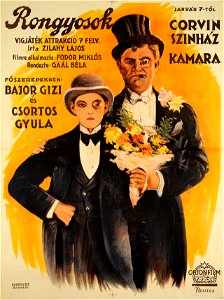 Rongyosok filmplakát 2 (Nemes György, 1926)