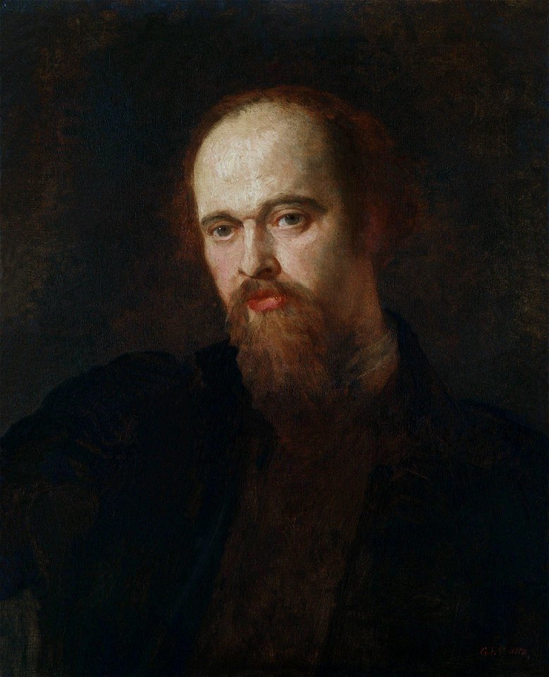 Dante Gabriel Rossetti by George Frederic WattsFXD
