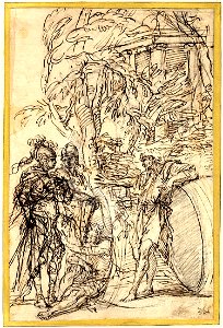 Rosa - Alexander and Diogenes, 1660-1673