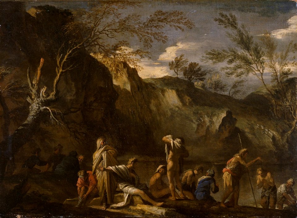 Rosa - Die Taufe Christi, um 1650-1660
