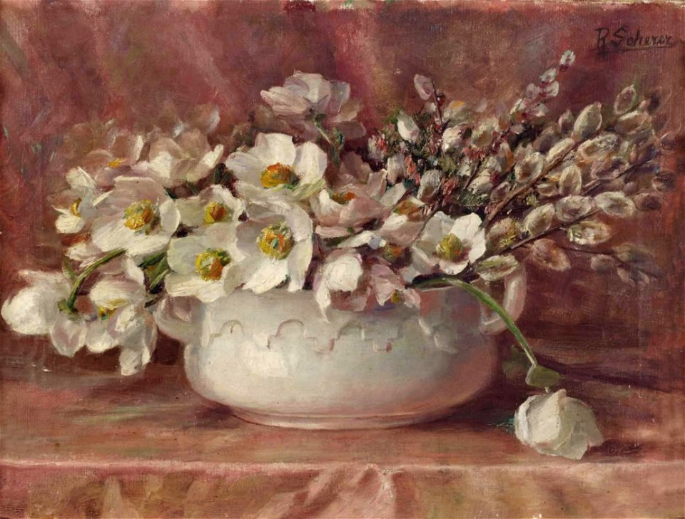 Rosa Scherer Blumenstillleben