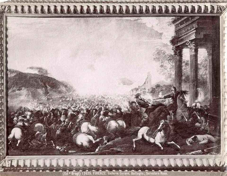 Rosa - Scena di battaglia, Galleria Corsini