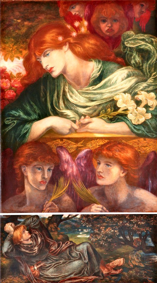 Rossetti BlessedDamozel replica 1879