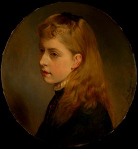 Rosa Koberwein (active 1876-86) - Princess Victoria of Wales (1868-1935) - RCIN 403865 - Royal Collection