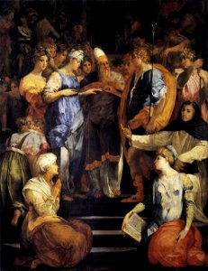 Rosso fiorentino, sposalizio della vergine, s. lorenzo