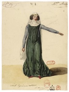 Rossini - Le comte Ory - Hippolyte Lecomte - Paris 1828 - 4. Ragonde. Mlle Mori