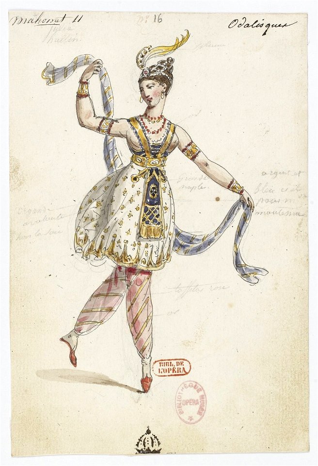 Rossini - Le siège de Corinthe - Hippolyte Lecomte - Paris 1826 - 16. Odalisque, Mlle Hullin