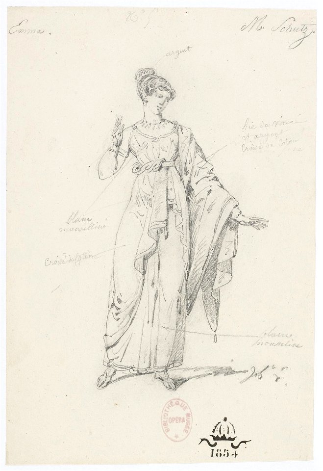 Rossini - Zelmira - Paris 1826 - Hippolyte Lecomte - Emma - Mme Schütz
