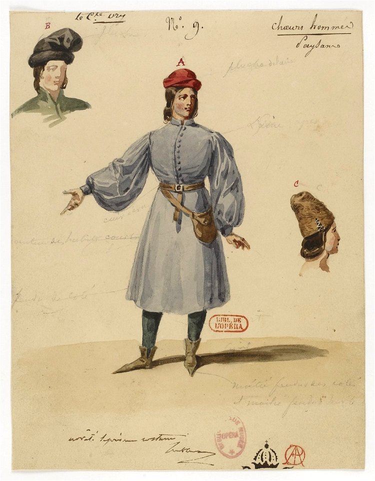 Rossini - Le comte Ory - Hippolyte Lecomte - Paris 1828 - 9. Paysans, choeurs hommes