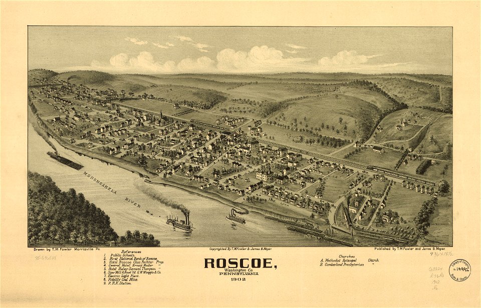Roscoe, Washington Co., Pennsylvania 1902. LOC 75696528