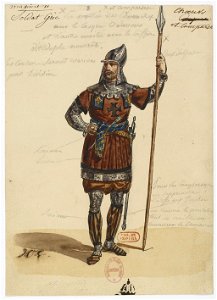Rossini - Le siège de Corinthe - Hippolyte Lecomte - Paris 1826 - 8. Soldat grec. Choeur et comparses