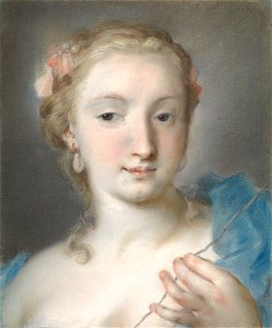 Rosalba Giovanna Carriera - Die Parze Lachesis - 14444 - Bavarian State Painting Collections
