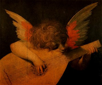 Rosso Fiorentino - Musician Angel - WGA20116. Free illustration for personal and commercial use.