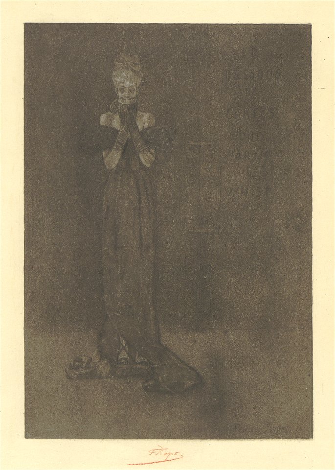 Rops - Le dessous de cartes d'une partie de whist