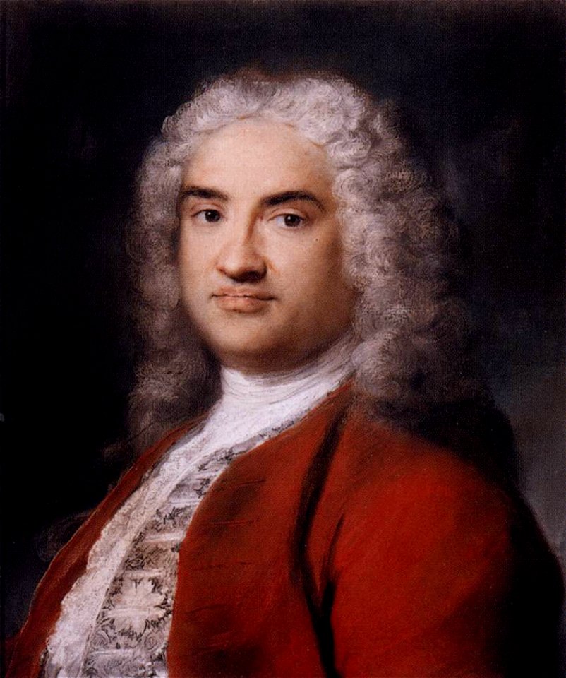 Rosalba Carriera - Portrait of a Gentleman in Red - WGA04492