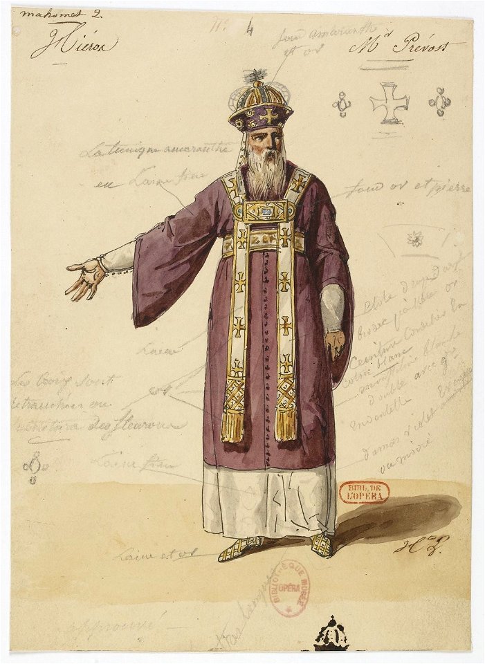 Rossini - Le siège de Corinthe - Hippolyte Lecomte - Paris 1826 - 4. Hiéros, M. Prévost