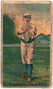 Roseman, New York Metropolitans, baseball card portrait LCCN2007680792