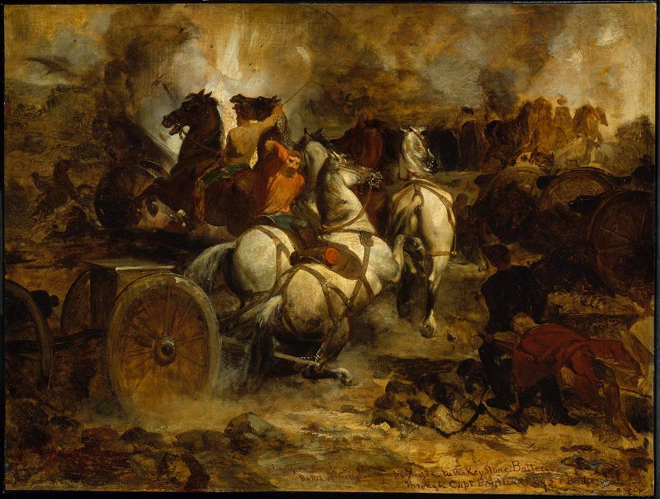 Peter Frederick Rothermel - Prepatory Sketch for Pickett's Charge at the Battle of Gettysburg - 64.450 - Museum of Fine Arts