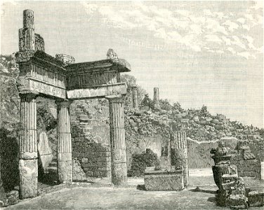 Rovine di Solunto ruderi del tempio di Giove